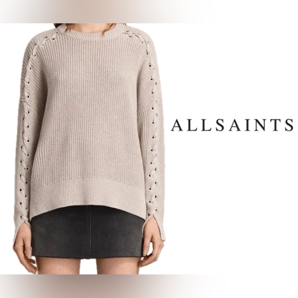 All Saints Beige Sweater